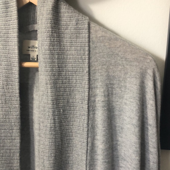 Wilfred Long Gray Cardigan - Picture 2 of 7